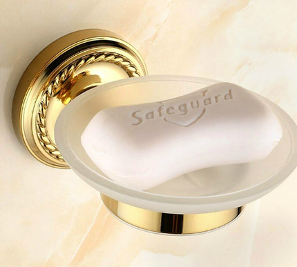 Shiny Gold Soap Holder #20243