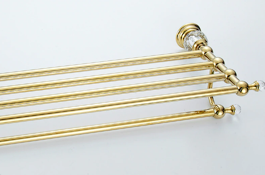 Gold Crystal Towel Rack #20250
