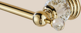 Gold Crystal Single Towel Rail #20251