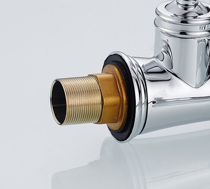 Chrome Basin Mixer Crystal #202545