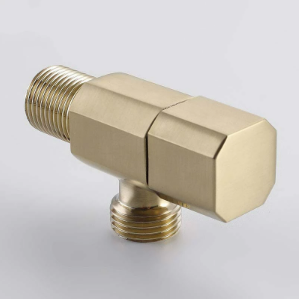 Brushed Gold  Angle Valve #20255