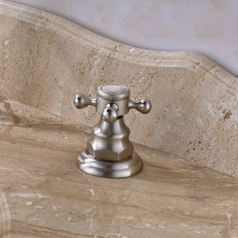 Brushed Nickel Antique 3 Hole Mixer #201730
