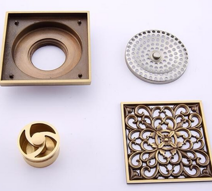 Filigree Brass Shower Trap #201813