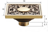 Filigree Brass Shower Trap #201813