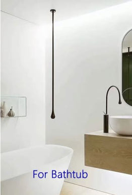 Black Teardrop Ceiling Mixer #202003