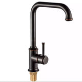 Steam Punk High Arc Kitchen Mixer Black #201749