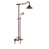 Rose Gold Antique Shower With Ceramic Handle #201727