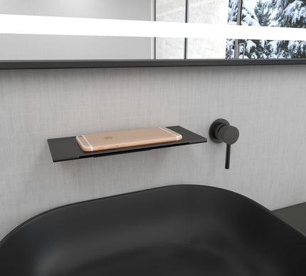 Waterfall Matt Black Basin Mixer #20120