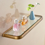 Brass Modern Glass Shelf #201926