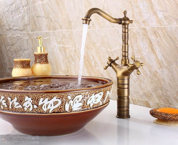 Brass Vintage Full Bathroom Set #201889