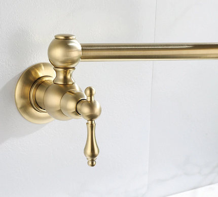 Brushed Gold Antique Pot Filler #201790
