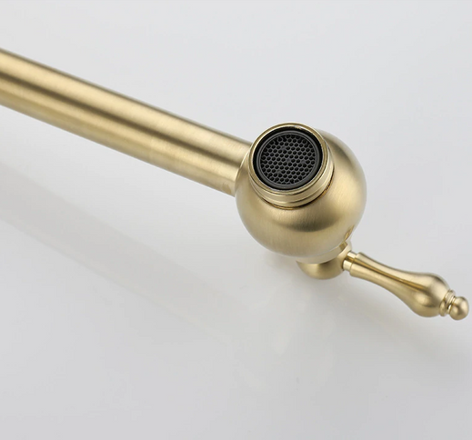 Brushed Gold Antique Pot Filler #201790