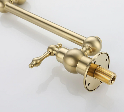 Brushed Gold Antique Pot Filler #201790
