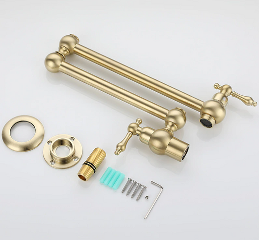 Brushed Gold Antique Pot Filler #201790