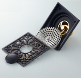 Black Filigree Shower Trap #201913