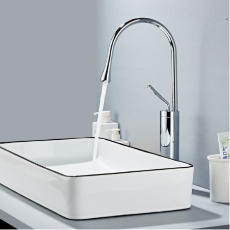 Chrome Teardrop Tall Basin Mixer #201797