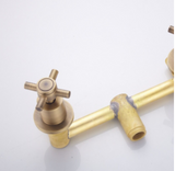 Brass Cross Handle Concealed Shower Unit #20166