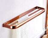 Rose Gold Modern Double Towel Rail #201915