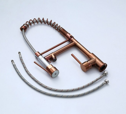 Rose Gold Pull Out Kitchen Mixer #20141