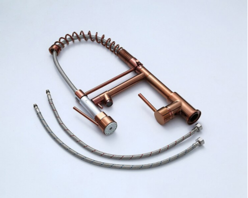 Rose Gold Pull Out Kitchen Mixer #20141