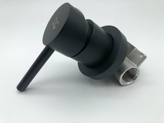 Waterfall Matt Black Basin Mixer #20120