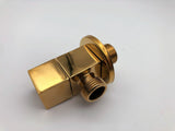 Gold Angle Valve #20127