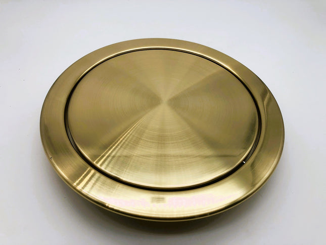 Kitchen Bin Cover Brushed Gold #20148