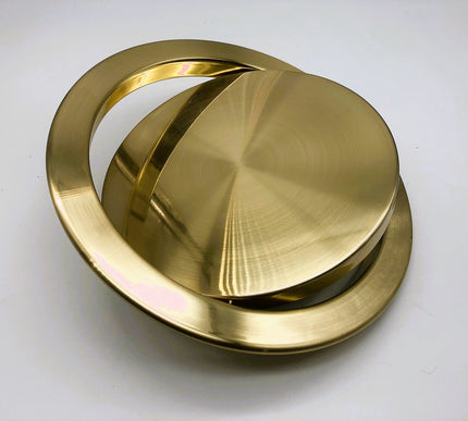 Kitchen Bin Cover Brushed Gold #20148