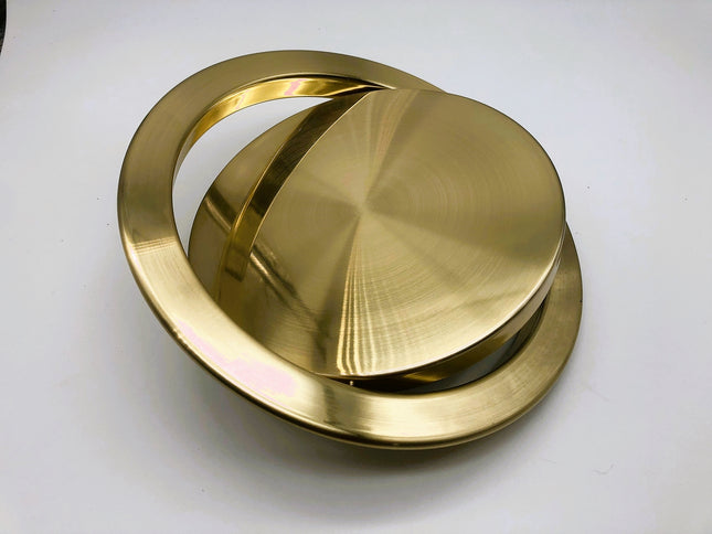 Kitchen Bin Cover Brushed Gold #20148