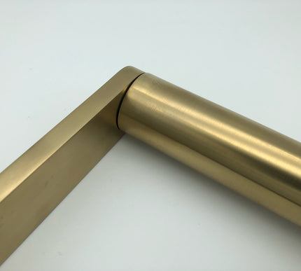 Brushed Gold Modern Pillar Mixer #20125
