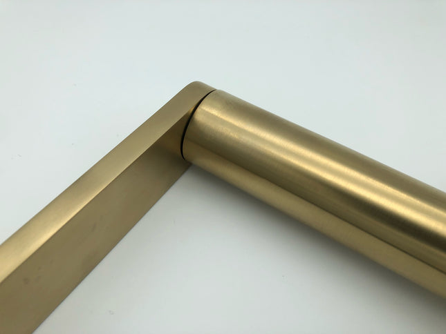 Brushed Gold Modern Pillar Mixer #20125