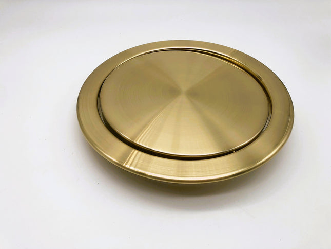 Kitchen Bin Cover Brushed Gold #20148