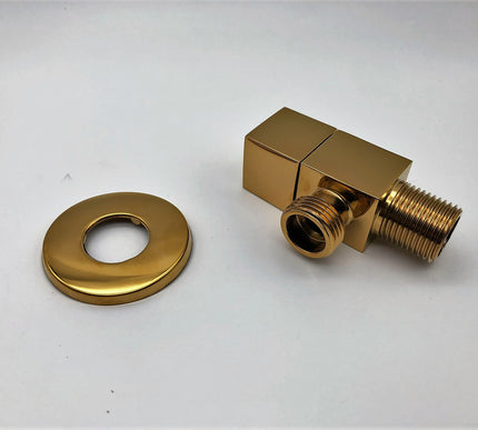 Gold Angle Valve #20127