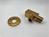 Gold Angle Valve #20127