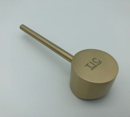 Brushed Gold Modern Pillar Mixer #20125