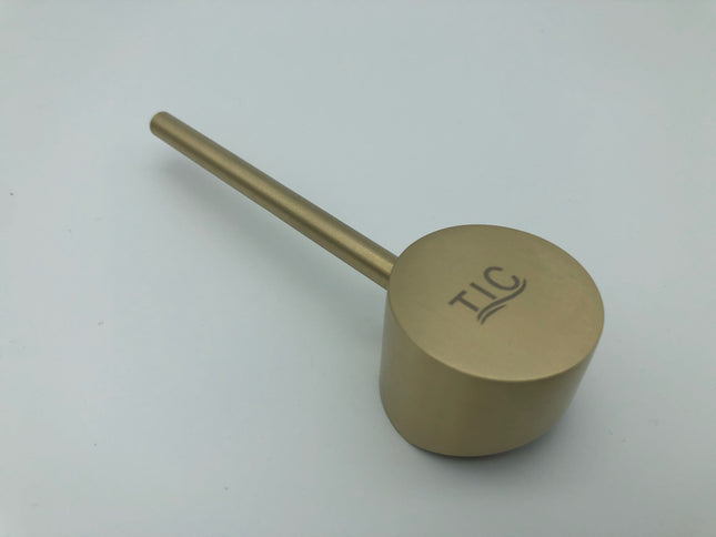 Brushed Gold Modern Pillar Mixer #20125