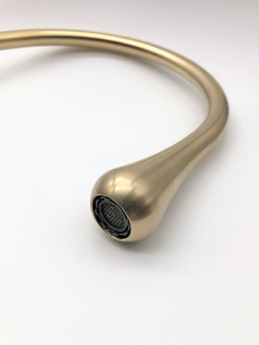 Gold Basin Mixer with Granite Base #20140