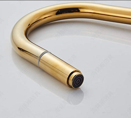 Gold Modern Extender Kitchen Mixer #201798
