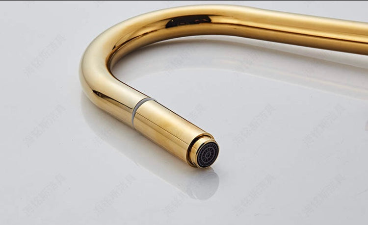 Gold Modern Extender Kitchen Mixer #201798