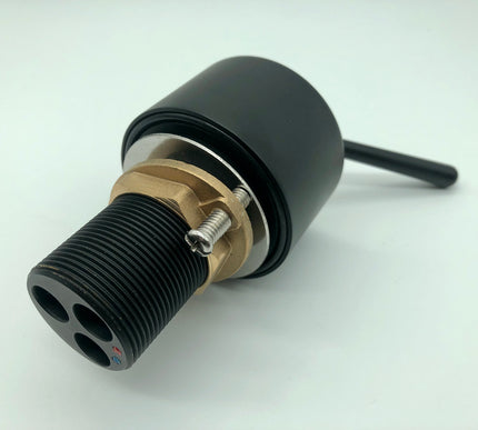 Black Teardrop Ceiling Mixer #202003