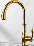 Gold Modern Extender Kitchen Mixer #201780