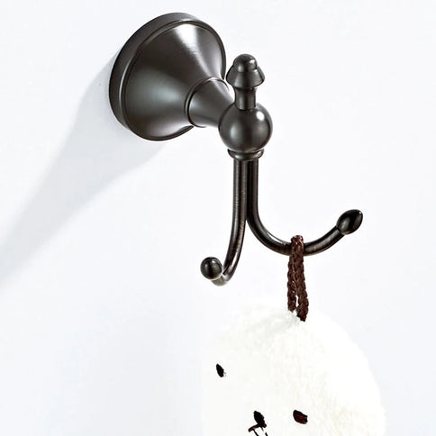 Antique Black Robe Hook #20198