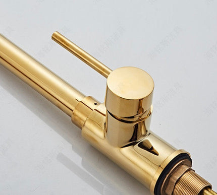 Gold Modern Extender Kitchen Mixer #201798