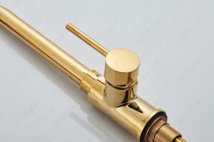 Gold Modern Extender Kitchen Mixer #201798