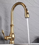 Gold Modern Extender Kitchen Mixer #201780