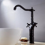 Oil Rubbed Black Antique Tall Basin Mixer #201781