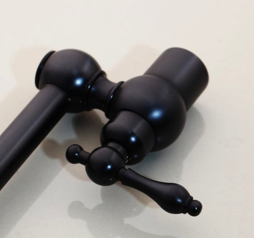 Matt Black Antique Pot Filler #201867