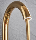 Gold Modern Extender Kitchen Mixer #201780