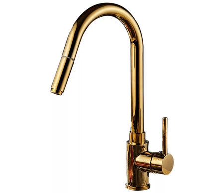 Gold Modern Extender Kitchen Mixer #201798
