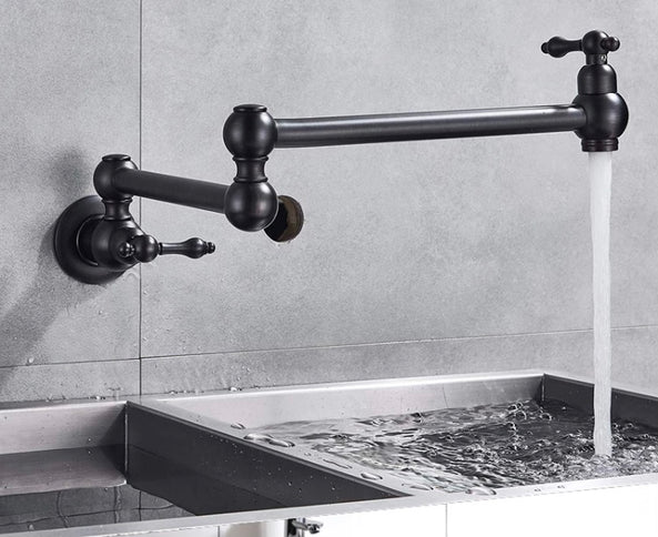 Matt Black Antique Pot Filler #201867